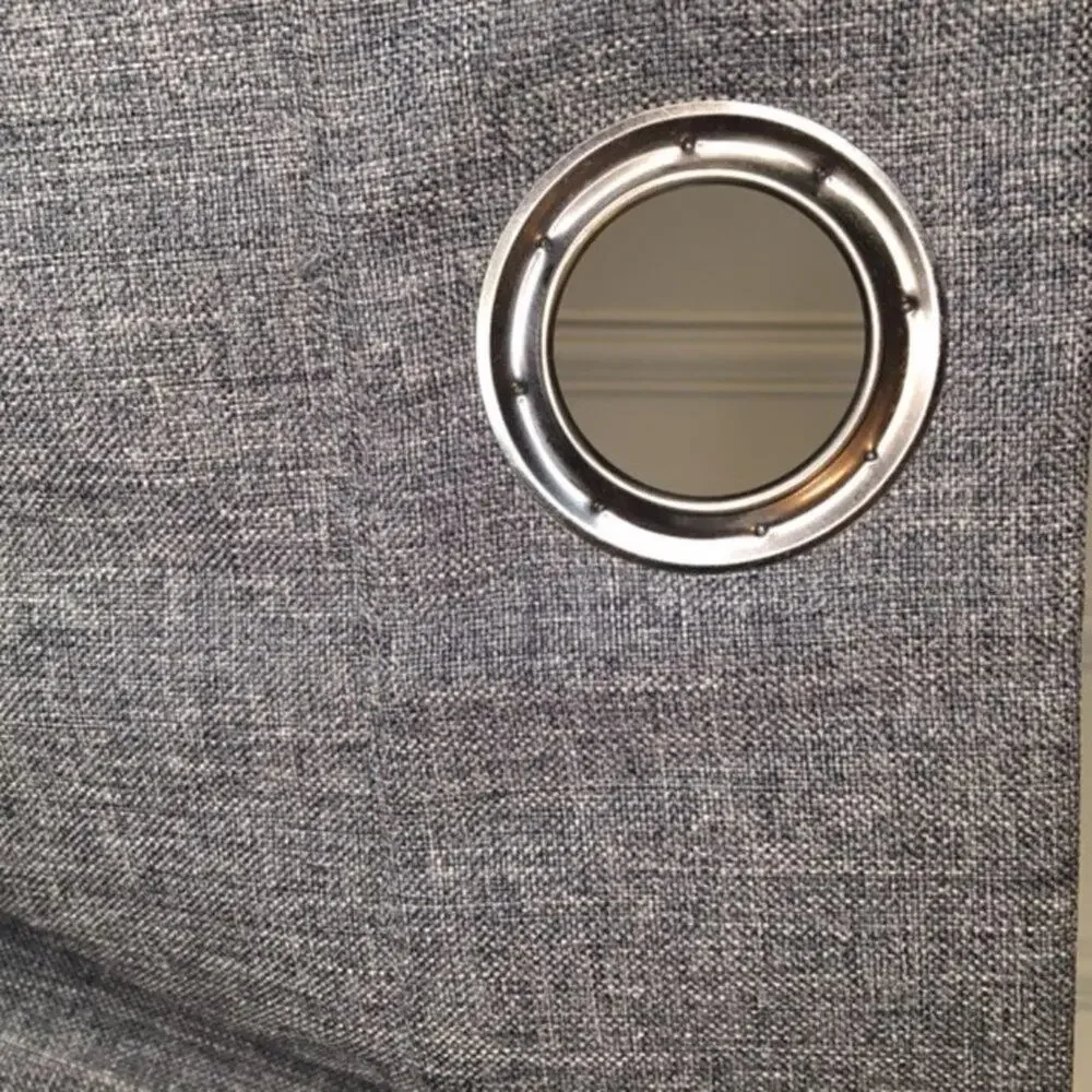 Duck River Grey Grommet Window Treatment Curtain